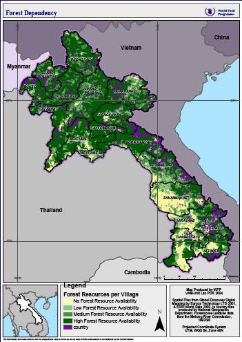 Overall Informa-on of Laos Total land areas of 23.7 million ha. 42% covered by forest. 80% areas are mountainous. Popula?