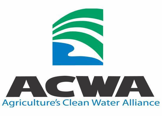 ACWA Objectives Be credible source of data regarding nutrients entering the rivers.