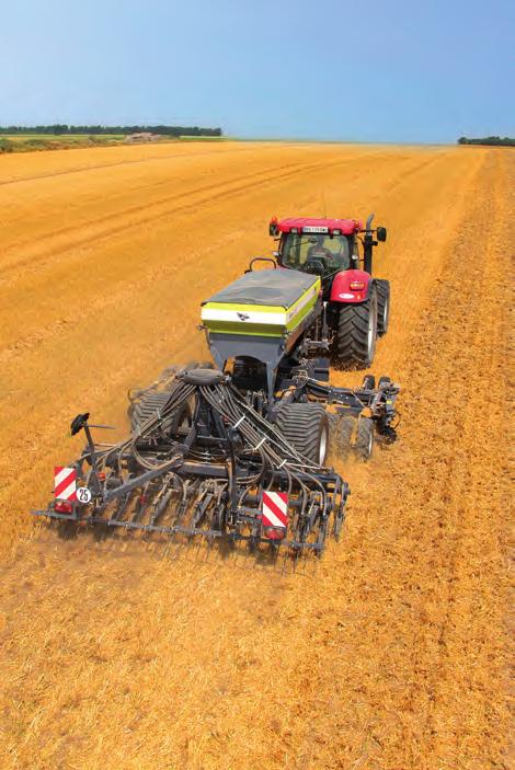 Fitted for every ground, THE MAXIDRILL IS FAST & MULTIPURPOSE Under normal conditions, you can seed very soon after one or several stubble ploughing Its roller