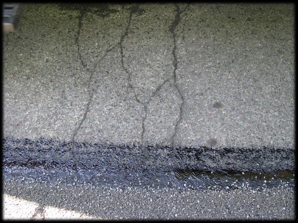 Cracks larger than ¼ should be