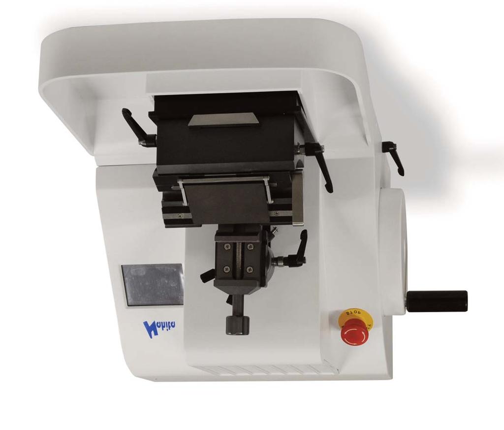Nahita semi-automatic microtome has been designed with the most advanced technology for routine or research applications in the field of biology, medicine or industry to slice paraffin included plant