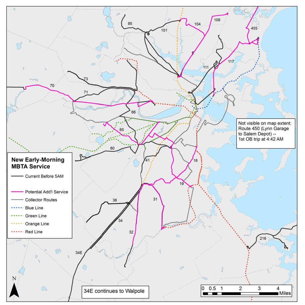 Early Morning Network Proposal The proposal would add additional early morning trips Routes with the most severe AM crowding levels to get supplemental service: 16, 19, 31, 32, 65, 70, 104, 109, 117,