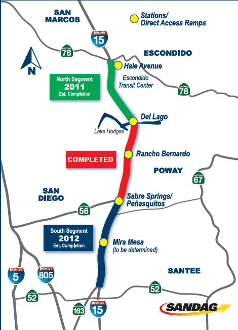 Figure 10. I-15 HOT Lanes Project Area Map (31).