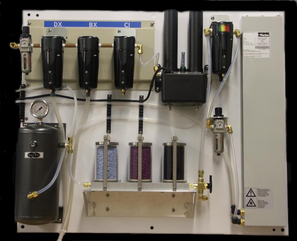 Hg CEMS Overview: Zero Air / N 2 Generator Coalescing Filters Heatless Air