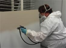 HVLP spraying acrylics, urethanes