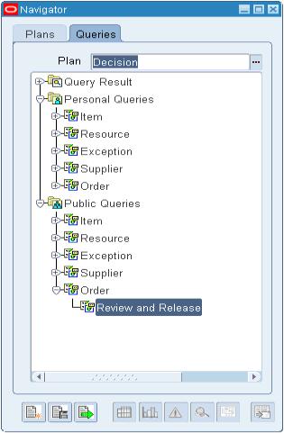 Setting Queries Preferences, page 5-6 Creating Queries To create a query: Steps: 1. Open the Planner Workbench.