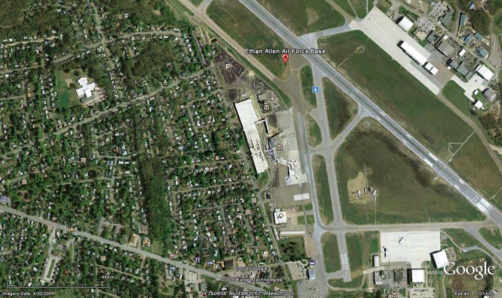 N O R T H KAS Job Number 509110230 Source: Google Earth Burlington International Airport Misc.