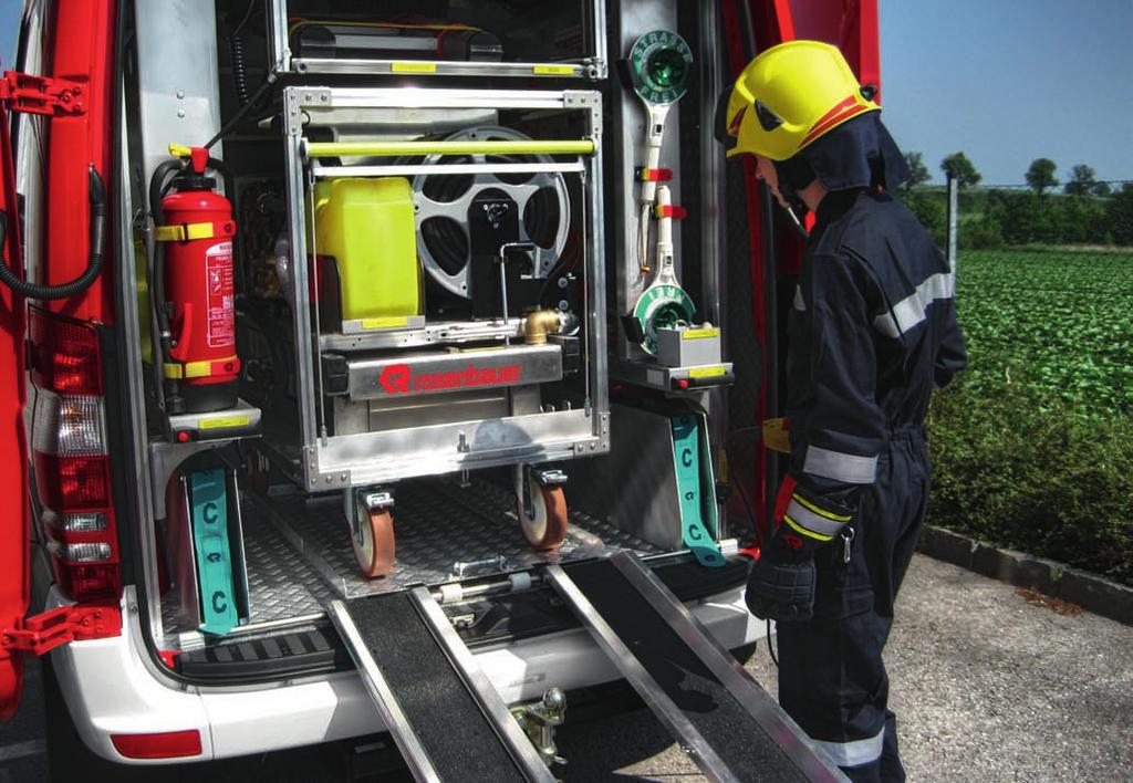 technology for fire fighting vehicles and extinguishing technology.