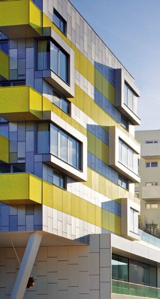 FAÇADES CURTAIN WALL FAÇADE A curtain wall façade is a lightweight multifunctional building envelope made of glass (single- or multi-pane units), metal, stone or composite panels.