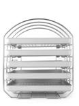 *Trays not included Tray holder for sterilization container E10, E9 Next Rounded steel tray holder designed to hold 5 standard aluminium trays*.