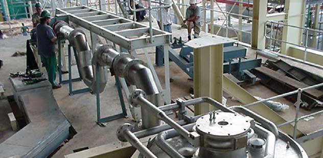 Large scale water atomisers can be seen making Fe powder for PM applications or atomising alloys for further refining, such as the FeCoCuS Matte atomiser in Chambishi, Zambia.