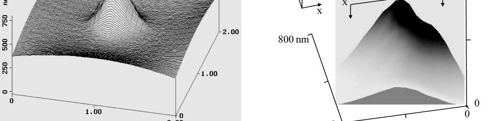 illustration of calculation of the wear volume. B. Bhushan and K. Kwak, Nanotechnol.