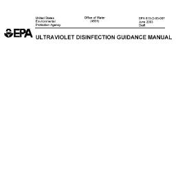 Disinfection Guidance Manual ANSI NSF