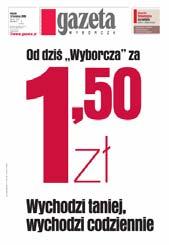 NEWSPAPER MARKET SPRINGER INTRODUCES NEW PRICING STRATEGY Sprger announces cover price PLN 1.