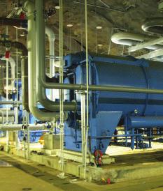 Clean exhaust gases SCRUBBER Flue gases REACTORS/ ECONOMISERS 10 absorption chillers are feeding Helsinki district cooling network.
