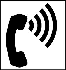 Telephones with volume controls shall be identified by a pictogram of a telephone