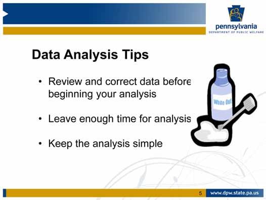 You will want to make sure to review and correct the data as needed before you begin your analysis.