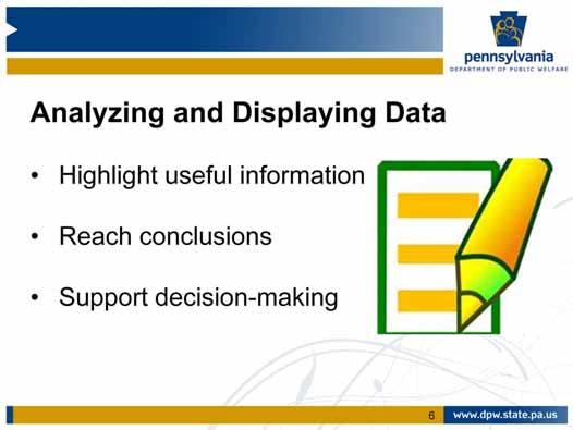 The goal of data analysis is to highlight useful information, reach conclusions, and support decision making.