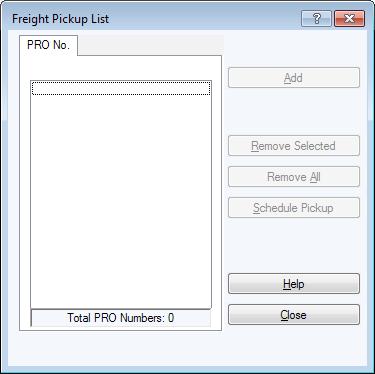 On the Tools tab, select System Preferences and then Shipping; select the Schedule Pickup during Freight Processing check box. 1.