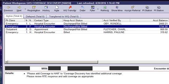 applicable System action adds Found by Coverage Discovery billing indicator for reporting purposes
