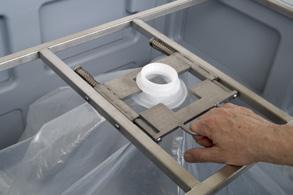 Tamper evidence seals secure the content from unauthorised access Liner and accessories Liner bags A wide