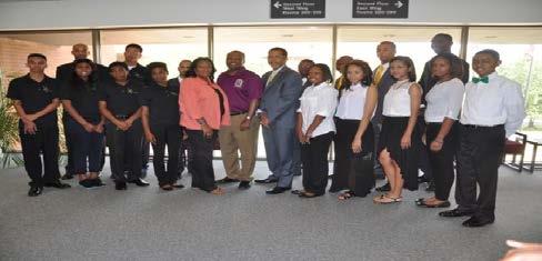 Ten Prince George s County public school students formed two teams of five and joined the Science, Technology,