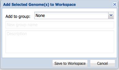 15. Select the Create New Group option. 16. Name the group and click Save to Workspace. Now that data is saved and you can use a number of tools to explore it.