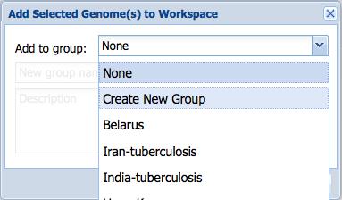 Use the dynamic filter on the Genome List page, and remember that you can use the text box at the top to filter on specific terms (hint: like O104).