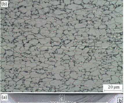 The initial microstructure of HSLA steel sheet consists of fine ferrite grains with an average grain size of 6 m (Fig.