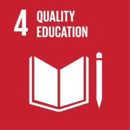 SDG 3: Ensure healthy lives and promote well-being for all at all ages GOAL 4: Ensure inclusive and equitable quality education and promote lifelong learning opportunities for all GOAL 5: Achieve