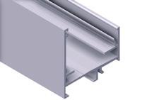 Page 4 Accessories Aluminium Frame Extruded Sections Klick 50mm Two-part Bottom Extruded Section Ref.
