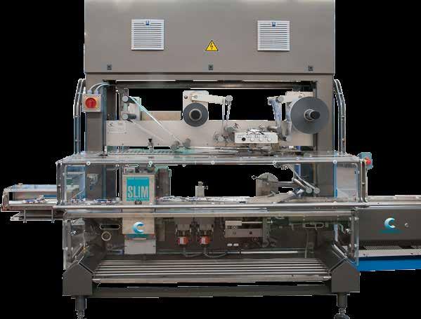 Type of machine Continuous motion horizontal packaging machine for wrapping products by using thermo-sealable and/or cold-sealable materials taken from reel.