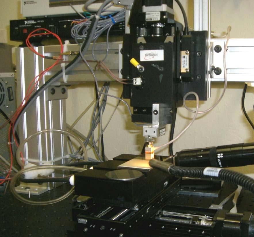 Controlled Test Conditions Bench-top instrument for material characterization and probe performance testing.