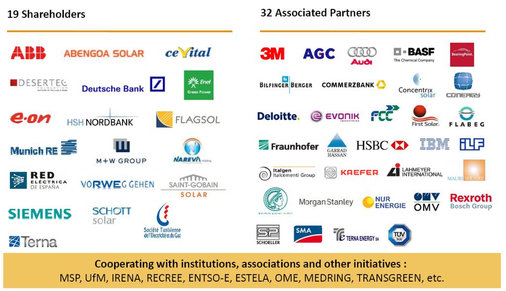 Dii: 51 Partners from over 12