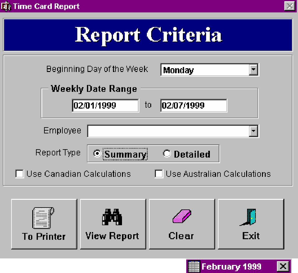 REMOTE TIME ADMINISTRATION - TIME CARD REPORT TIME CARD REPORT PURPOSE The Time Card Report is generally used for Payroll hours. This is a WEEKLY ONLY report.