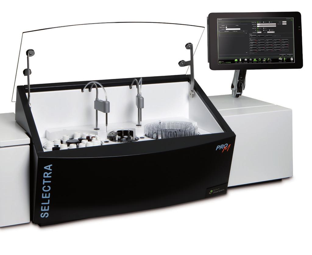 Capability to Improve Laboratory Operations Selectra ProM System Setting the new standard in benchtop Chemistry Systems, the Selectra ProM offers a robust new compact design, with best in class