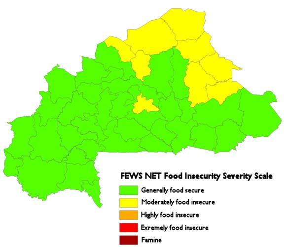 BURKINA FASO Food Security Update November 2007 Despite the abrupt end of the 2007/08 growing season, preliminary harvest estimates released by the Permanent Inter State Committee for Drought Control