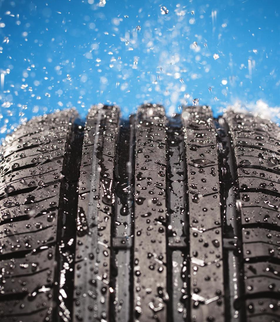 According to AAA, properly maintained tires improve steering, stopping, traction, gas mileage, and the load-carrying capability of