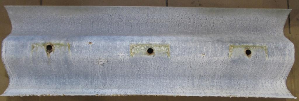 The Type I samples generally exhibited more substrate corrosion than the Type II samples for both coating types.