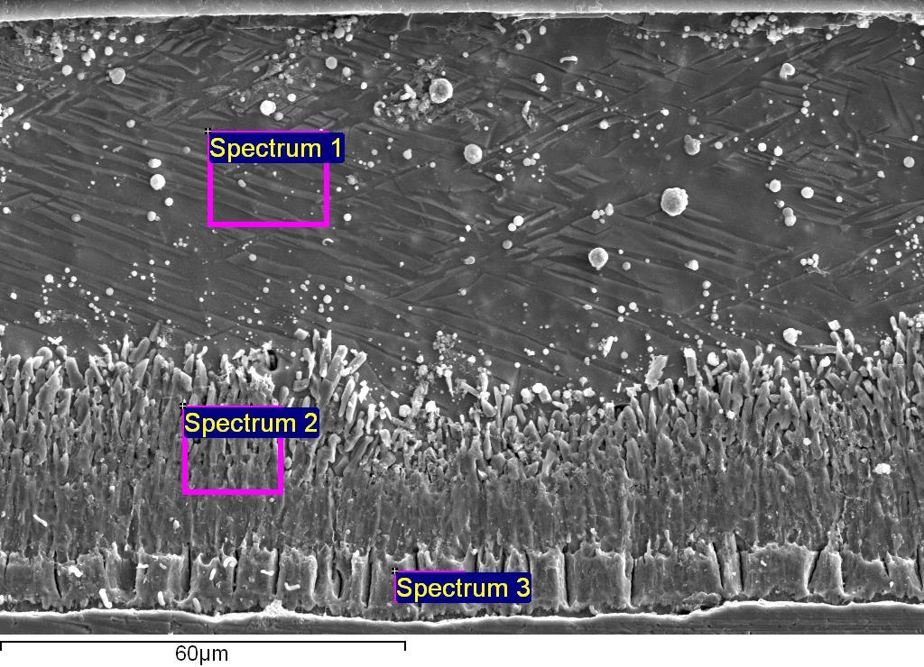 SEM Analysis Report Job Number: P0EMR948 08-26-2014 Client: Rich Gianforcaro Company: Elzly Technology Corporation Figure 23 Mag = 950X B-HDG I coated at EAG- MN Spectrum 1 Figure 24 C O 0 1 2 3 4 5