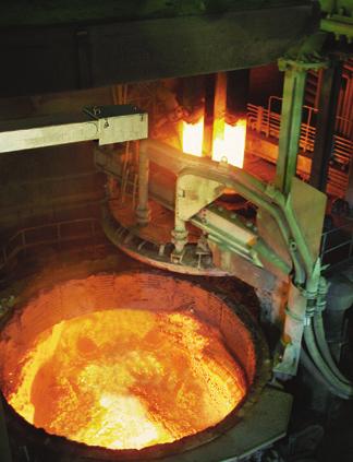 STEELMAKING FULLY AUTOMATIC MAINTENANCE SYSTEM The system comprises the following three components: ` A LaCam laser scanner to measure the residual refractory thickness of the furnace (see Figure 1)
