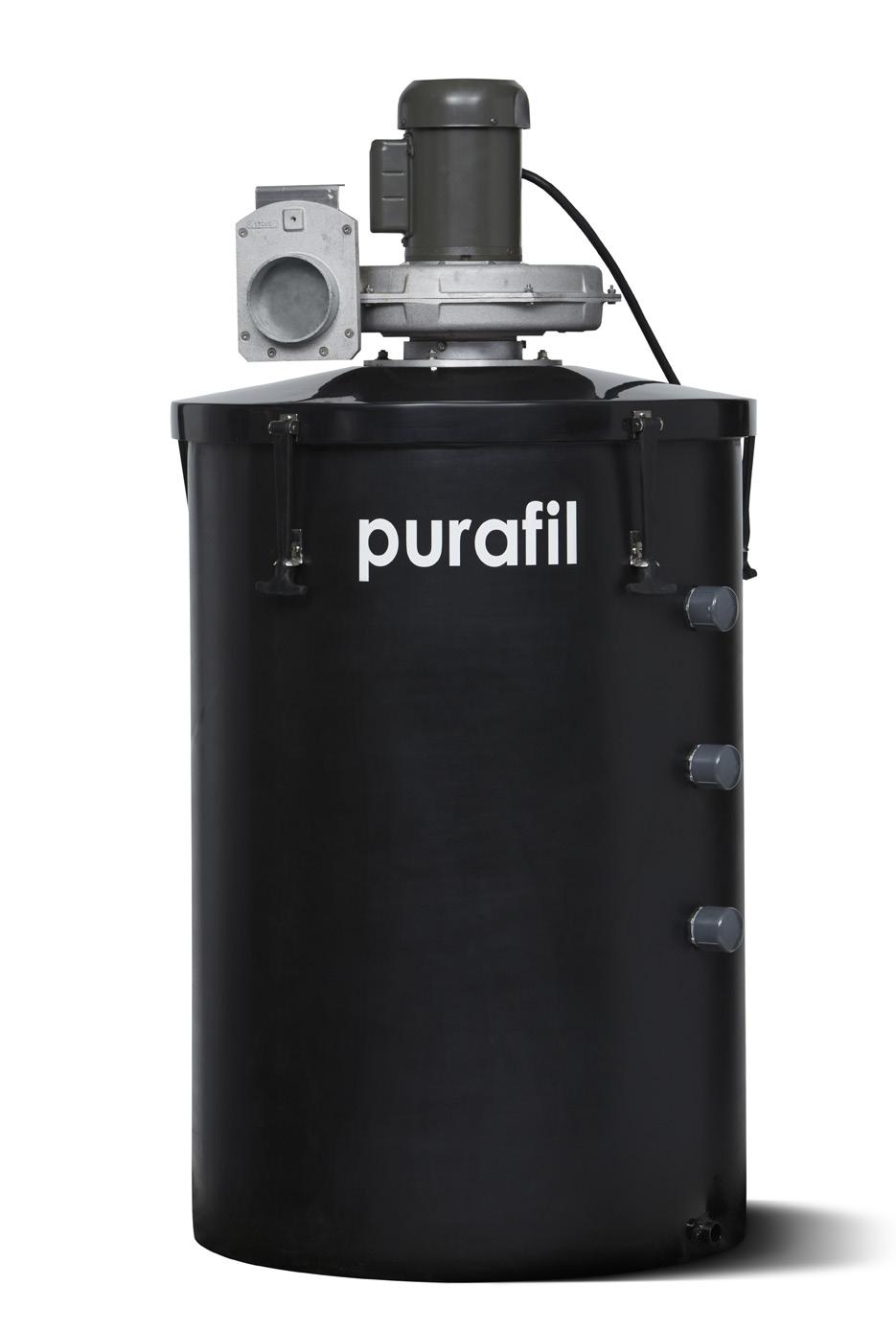 DRUM SCRUBBER 1000 The Purafil Drum Scrubber 1000 (DS-1000) is ideal for removal of odorous gases found at pump stations, lift stations, wet wells, force mains, and wastewater treatment plants.