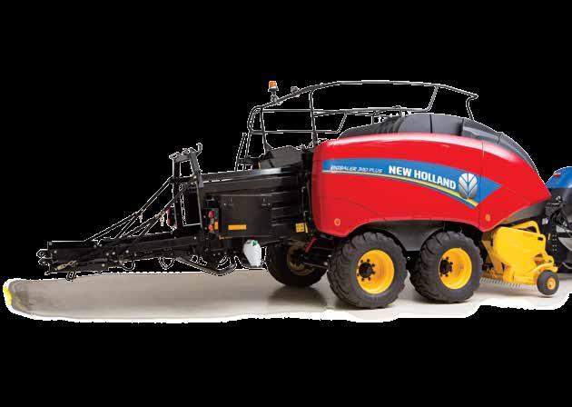 roller bale chute and you can pack more in every bale and push twine strength to the
