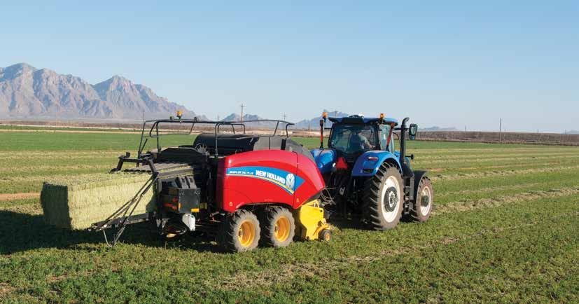 23 ISOBUS baling with factory-supplied IntelliView III or IV monitor Compatible with: ISOBUS EQUIPPED TRACTORS WITH INTELLIVIEW III