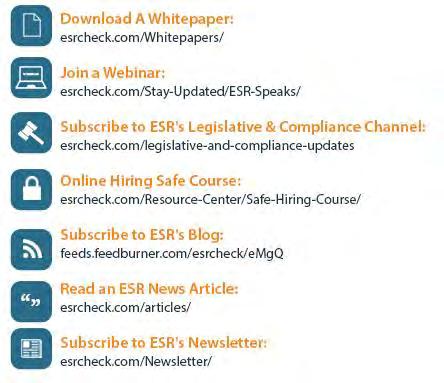 ESR ESR Free RESOURCES Resources ESR resource library demonstrates our ability to supports our