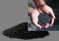 This product represents a very good alternative for biogas plants without pre-drying, in which the potassium iodide impregnated activated carbon can not be used.