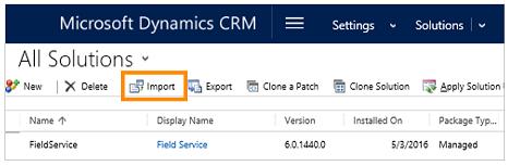 2. To perform the next steps, sign in to your Dynamics 365 account. Make sure you have the System Administrator security role or equivalent permissions in Microsoft Dynamics 365. 3. From the main menu, click Settings > Solutions.