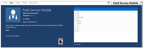 Field Service Mobile App User s Guide Field Service for Microsoft Dynamics 365 (mobile) give your field agents all the information they need to get to a customer location and complete work orders