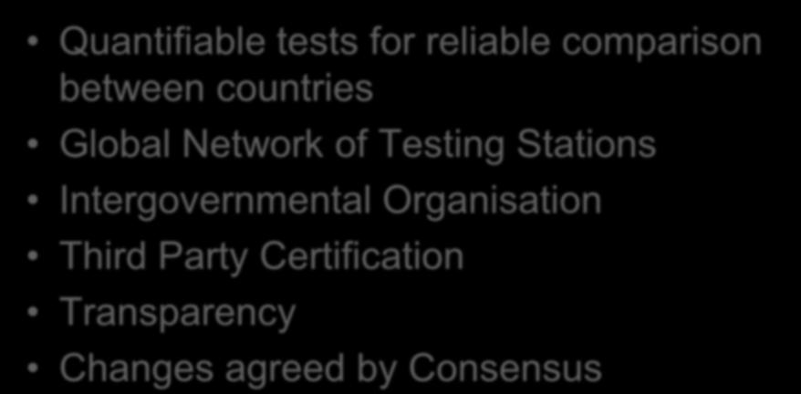 Intergovernmental Organisation Third Party Certification