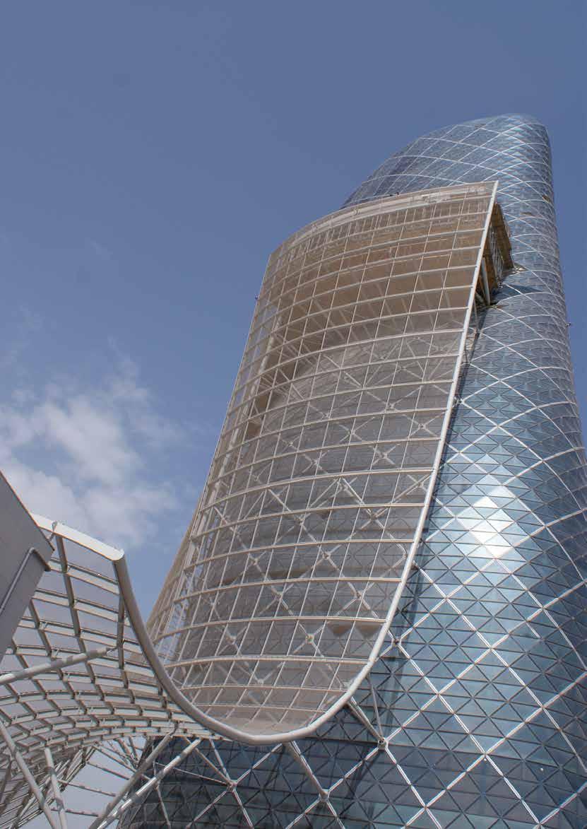 14 15 FIXED ELEMENTS CAPITAL GATE, ABU DHABI, UAE FIXED ELEMENTS Low weight and individual formability - it was with these characteristics that GKD s Tigris stainless steel fabric won over the